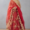 Torani Arohi Bright Red Embellished Lehenga Set