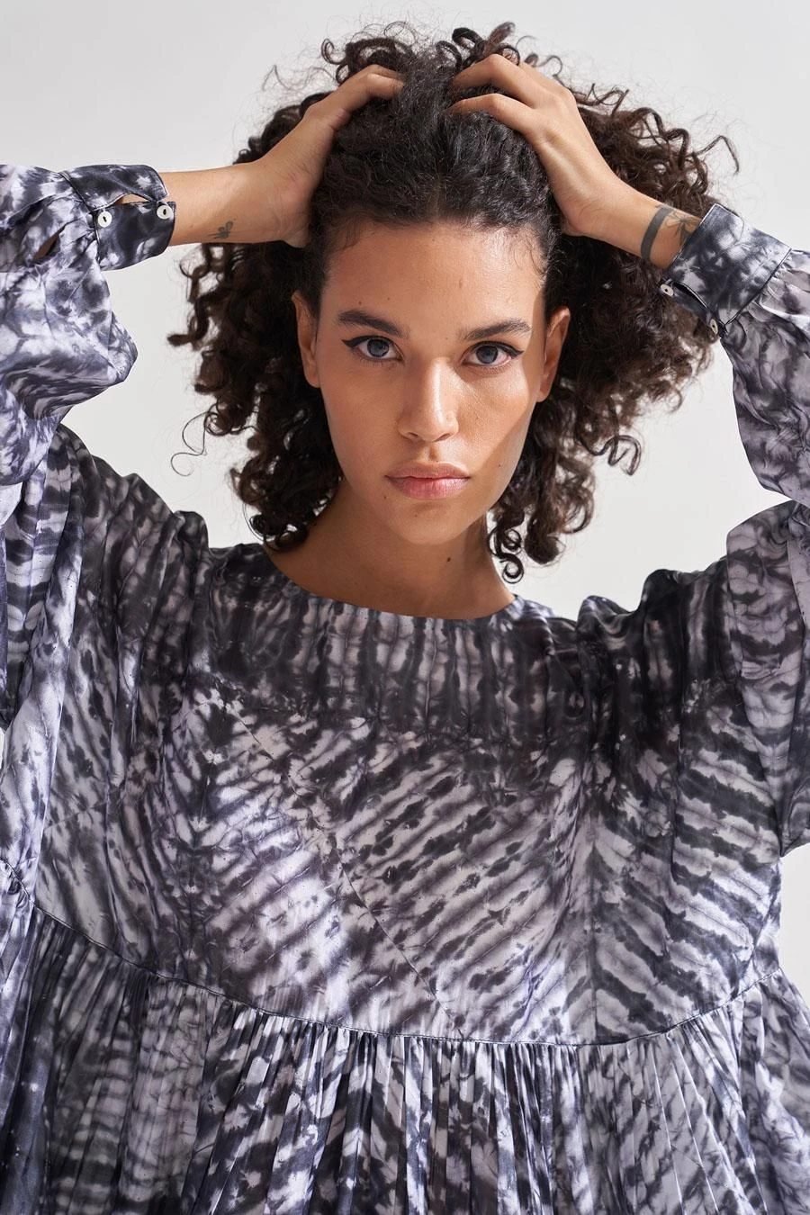 Amrich Black Shibori Handcrafted Top 5 Amrich Black Shibori Handcrafted Top - Image 3