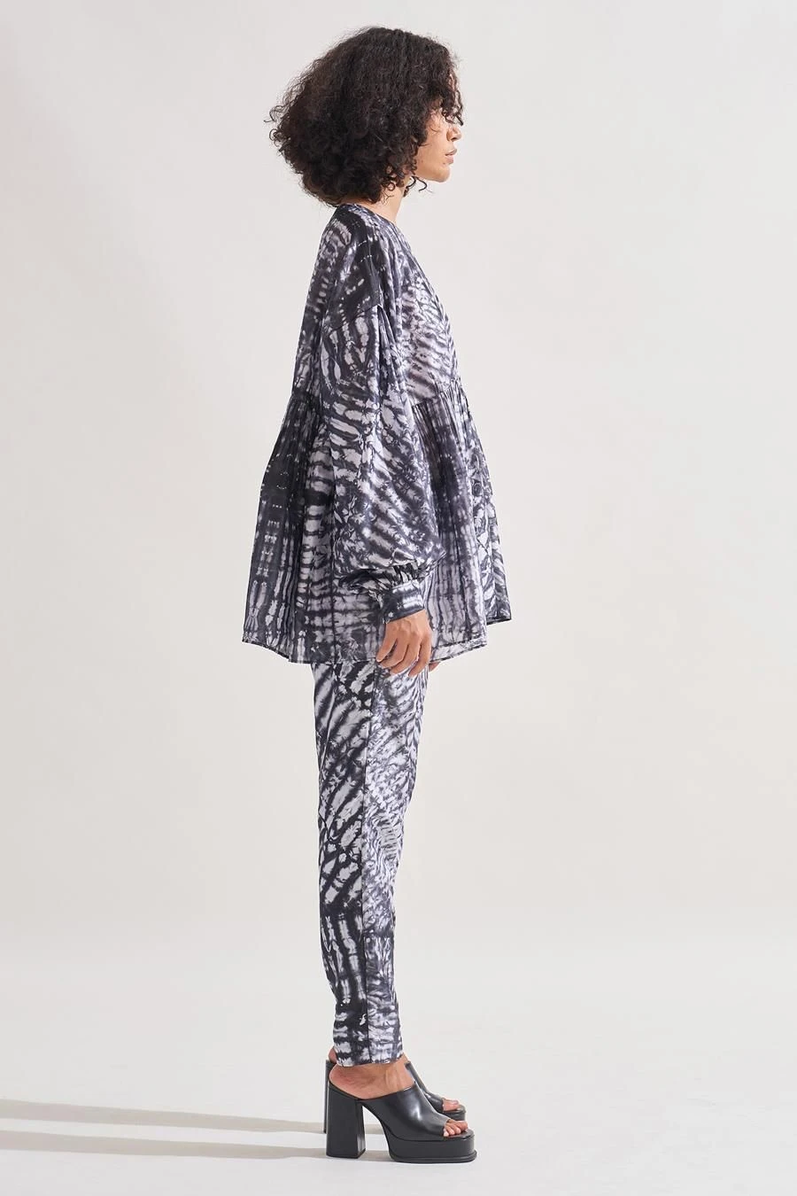 Amrich Black Shibori Handcrafted Top 6 Amrich Black Shibori Handcrafted Top - Image 4