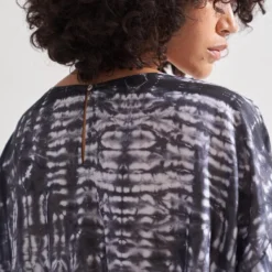 Amrich Black Shibori Handcrafted Top 12 Amrich Black Shibori Handcrafted Top -Deals Drapizia Store 0504202301 3