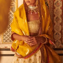 Itrh Yellow Embroidered Lehenga Set -Deals Drapizia Store 0608it03 4