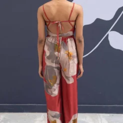YAM Red Poppies Jumpsuit -Deals Drapizia Store 0702ym03 3