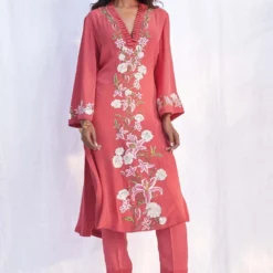 PATINE Paloma Long Kurta Set With Gara Embroidery