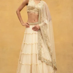 Arpita Mehta Ivory Embellished Lehenga Set