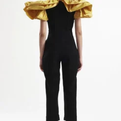 Gauri & Nainika Black Off- Shoulder Corsetted Jumpsuit -Deals Drapizia Store 0809gk03 3