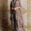 Ridhima Bhasin Beige & Navy Floral Print Kaftan Set 1 Ridhima Bhasin Beige & Navy Floral Print Kaftan Set -Deals Drapizia Store 102rb7 1