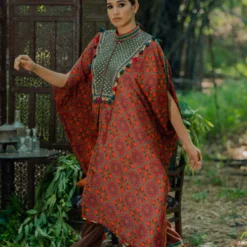 Pooja Keyur Brown Embellished Kaftan Set -Deals Drapizia Store 111pkm20 3