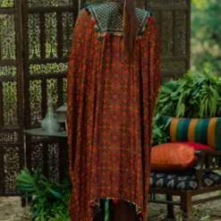 Pooja Keyur Brown Embellished Kaftan Set -Deals Drapizia Store 111pkm20 6