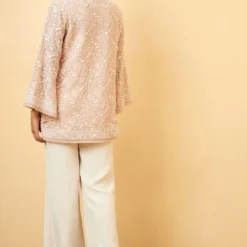 PATINE Peach Chikankari Wrap Top -Deals Drapizia Store 116pat4 5