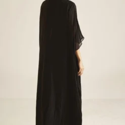 Shorshe Black Hand Embroidered Kaftan 13 Shorshe Black Hand Embroidered Kaftan -Deals Drapizia Store 1211sh1 6