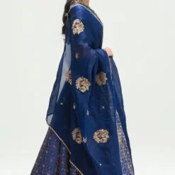 Kshitij Jalori Sapphire Zanzibar Embroidered Lehenga Set -Deals Drapizia Store 1212ks71 3