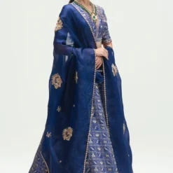 Kshitij Jalori Sapphire Zanzibar Embroidered Lehenga Set -Deals Drapizia Store 1212ks71 4
