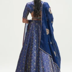 Kshitij Jalori Sapphire Zanzibar Embroidered Lehenga Set -Deals Drapizia Store 1212ks71 7