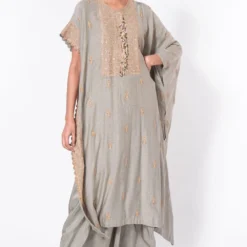 Anamika Khanna Green Embroidered Kaftan Set -Deals Drapizia Store 128ak4 4