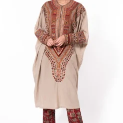 Divya Sheth Beige Embroidered Kaftan Set 8 Divya Sheth Beige Embroidered Kaftan Set -Deals Drapizia Store 128ds3 2