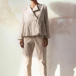 Khara Kapas Cinnamon Anti Fit Overlap Top -Deals Drapizia Store 12923kk5 2