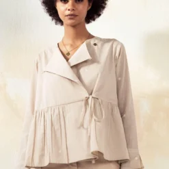 Khara Kapas Cinnamon Anti Fit Overlap Top -Deals Drapizia Store 12923kk5 3