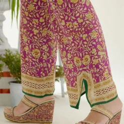 Rajdeep Ranawat Magenta Ramona V-neck Poncho Set -Deals Drapizia Store 1303rr34 5