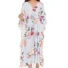 PS Pret By Payal Singhal Grey Floral Pinted Kaftan