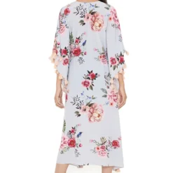 PS Pret By Payal Singhal Grey Floral Pinted Kaftan -Deals Drapizia Store 1311ps18 5