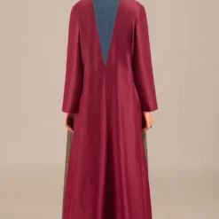 AMPM Bahaar Mulberry Cotton-Silk Abaya Set 7 AMPM Bahaar Mulberry Cotton-Silk Abaya Set -Deals Drapizia Store 131223ampm7 3