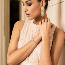 Tarun Tahiliani Blush Sequin Embellished Jumpsuit 12 Tarun Tahiliani Blush Sequin Embellished Jumpsuit -Deals Drapizia Store 13323tt19 5