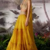 Mrunalini Rao Yellow Hand Embroidered Lehenga Set 1 Mrunalini Rao Yellow Hand Embroidered Lehenga Set -Deals Drapizia Store 140723mr04 1