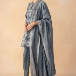 Jayanti Reddy Grey Zardosi Embroidered Kurta Set -Deals Drapizia Store 141123jr14 3