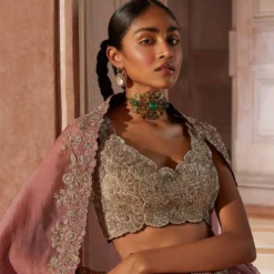 Mrunalini Rao Coco Sorbet Embellished Lehenga Set -Deals Drapizia Store 1411mr13 3 1