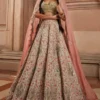 Mrunalini Rao Ivory & Peach Embellished Lehenga Set 1 Mrunalini Rao Ivory & Peach Embellished Lehenga Set -Deals Drapizia Store 1411mr6 1
