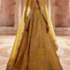 Mrunalini Rao Yellow Florette Lehenga Set 2 Mrunalini Rao Yellow Florette Lehenga Set -Deals Drapizia Store 1411mr9 1