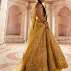 Mrunalini Rao Yellow Florette Lehenga Set -Deals Drapizia Store 1411mr9 3