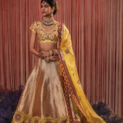 Simar Dugal Yellow Embellished Turkish Lehenga
