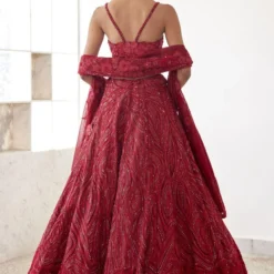 Mishru Red Stella Lehenga Set -Deals Drapizia Store 1423ms5 4