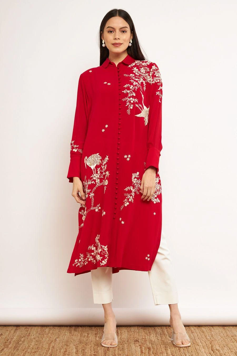 PATINE Red Gara Embroidered Tunic 3 PATINE Red Gara Embroidered Tunic