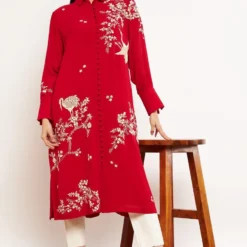 PATINE Red Gara Embroidered Tunic 9 PATINE Red Gara Embroidered Tunic -Deals Drapizia Store 14423pat18 3