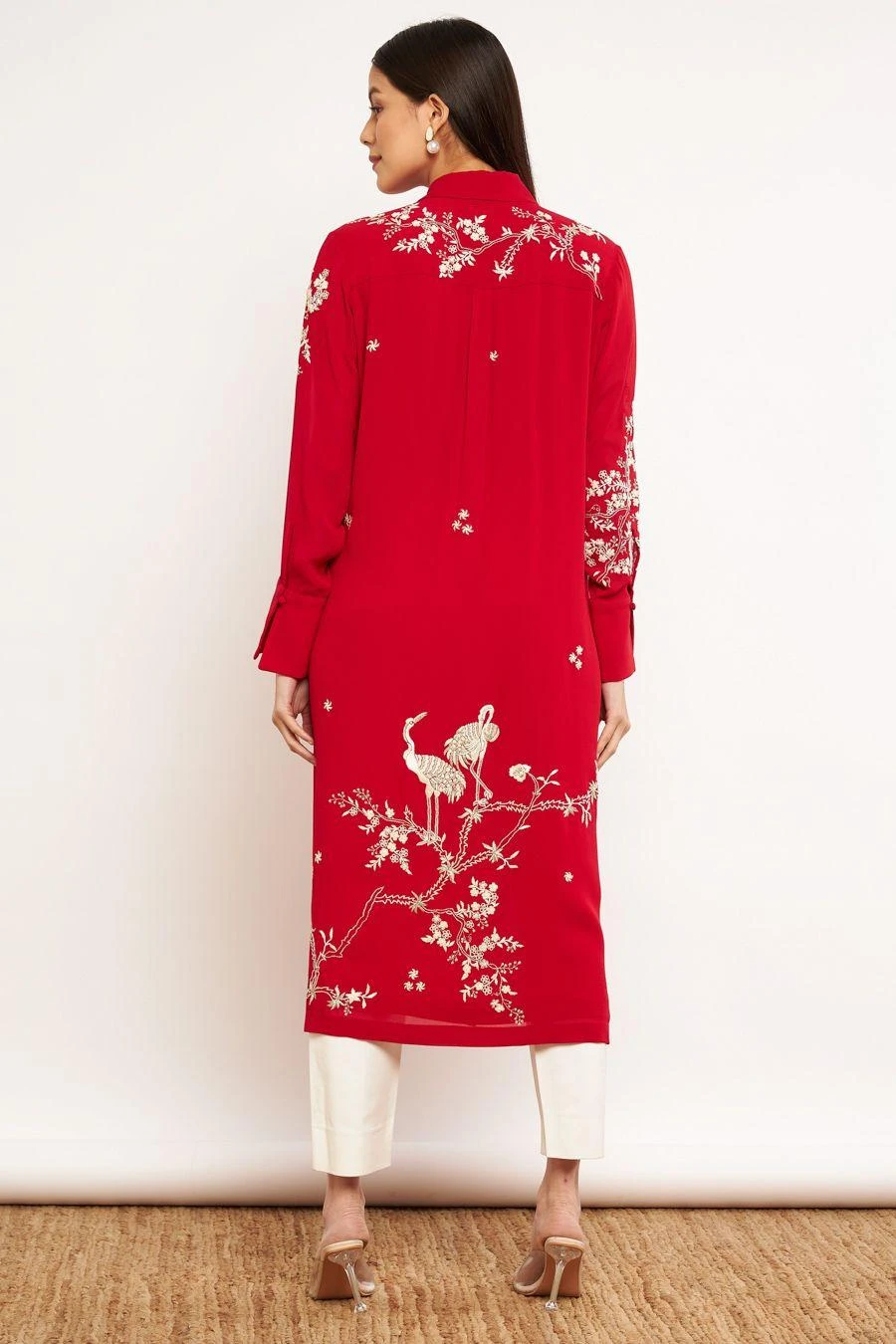 PATINE Red Gara Embroidered Tunic 7 PATINE Red Gara Embroidered Tunic - Image 5