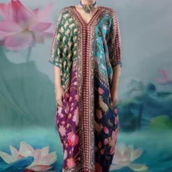 Rajdeep Ranawat Jade Majida V-neck Kaftan