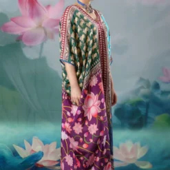 Rajdeep Ranawat Jade Majida V-neck Kaftan 12 Rajdeep Ranawat Jade Majida V-neck Kaftan -Deals Drapizia Store 1503rr01 3