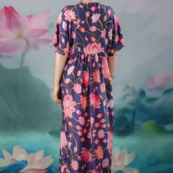 Rajdeep Ranawat Navy Kusum Embellished Kaftan -Deals Drapizia Store 1503rr05 6