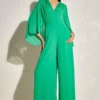 Namrata Joshipura Kelly Green Metallic Quad Jumpsuit 1 Namrata Joshipura Kelly Green Metallic Quad Jumpsuit -Deals Drapizia Store 1532023nj1 1