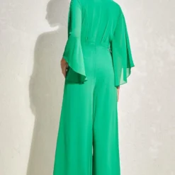 Namrata Joshipura Kelly Green Metallic Quad Jumpsuit 9 Namrata Joshipura Kelly Green Metallic Quad Jumpsuit -Deals Drapizia Store 1532023nj1 4