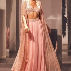Ritika Mirchandani Ayla Embellished Cape Set