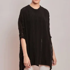 PATINE Black Chikankari Embroidered Top -Deals Drapizia Store 15695 3