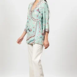 PATINE Aqua Nawaz Classic Wrap Top -Deals Drapizia Store 15960 3