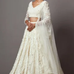 Mala And Kinnary Ethereal Ivory Pearl Adorned Lehenga Set 9 Mala And Kinnary Ethereal Ivory Pearl Adorned Lehenga Set -Deals Drapizia Store 16124mk8 3