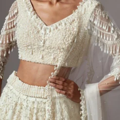 Mala And Kinnary Ethereal Ivory Pearl Adorned Lehenga Set 10 Mala And Kinnary Ethereal Ivory Pearl Adorned Lehenga Set -Deals Drapizia Store 16124mk8 4