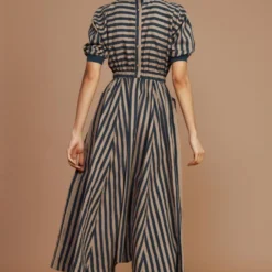 Mati Brown Striped Cotton Jumpsuit -Deals Drapizia Store 163mati2 4