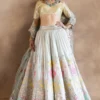 Abhinav Mishra Powder Blue Patchwork Lehenga Set -Deals Drapizia Store 16623am2 1