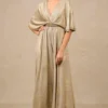 Tarun Tahiliani Oyster Flared Jumpsuit -Deals Drapizia Store 16923tt15 1